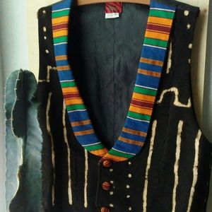 African inspired vest
